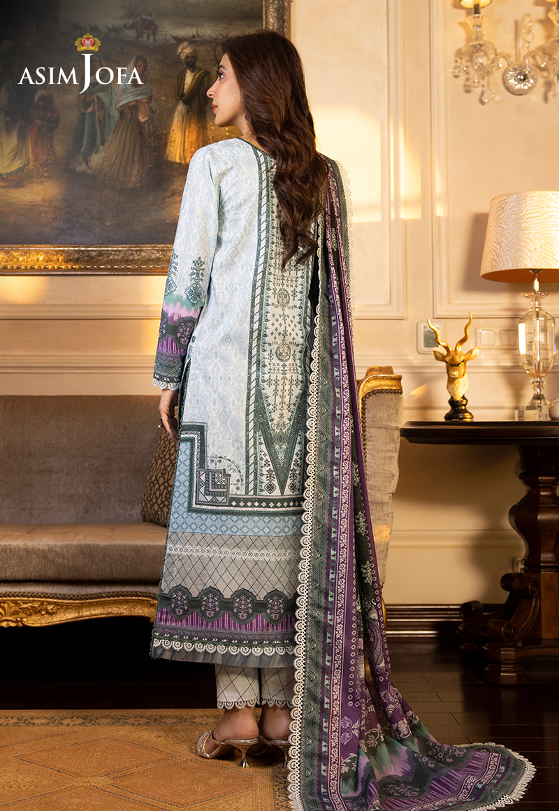 AJS-32 PRINTED LAWN 2 PCS