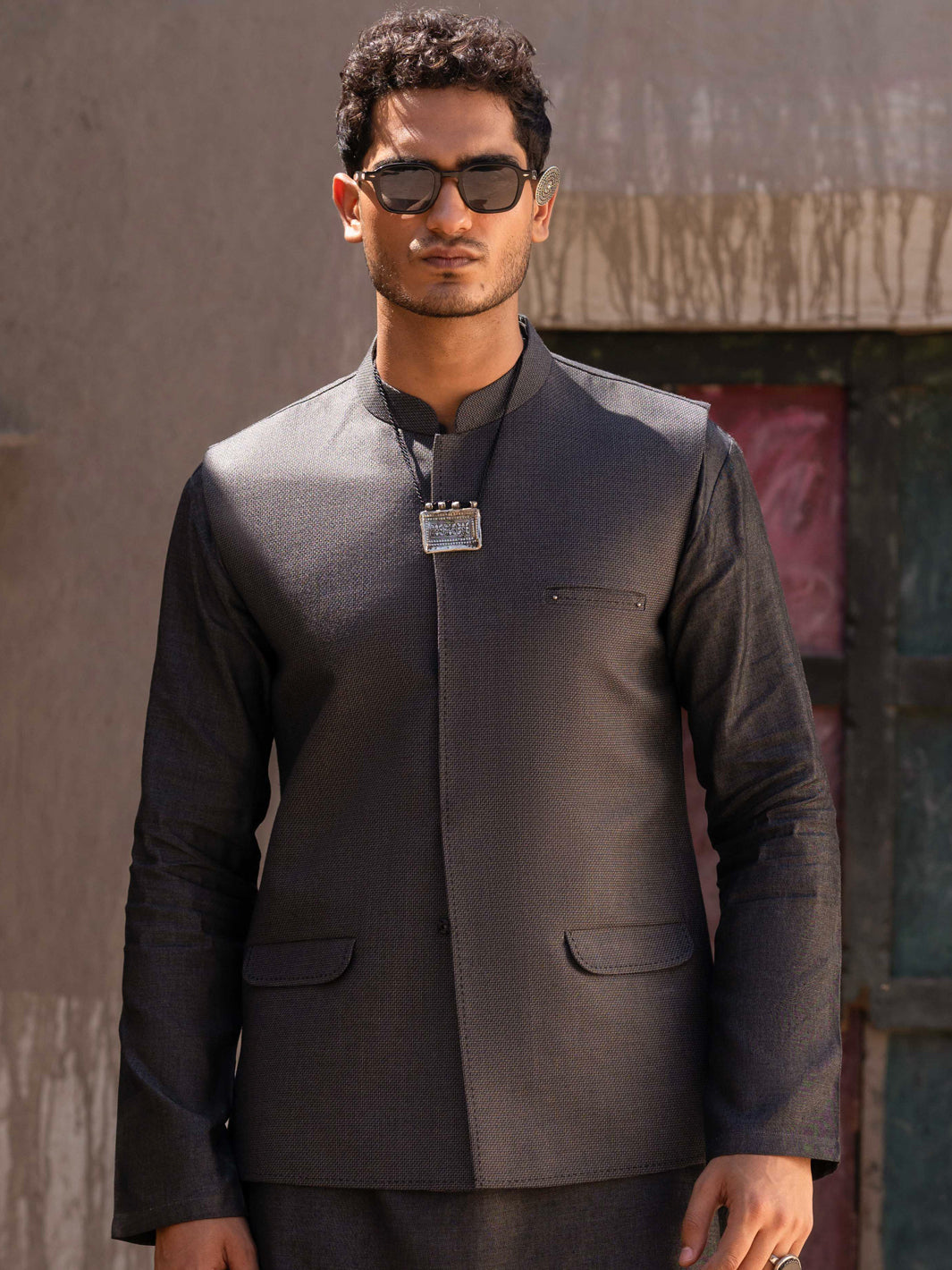 Grey Blended Waistcoat - AL-WC-587A