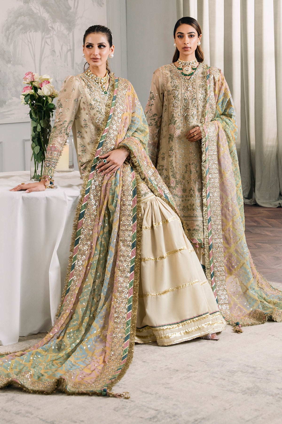 EMBROIDERED MASURI CH12-04 UNSTITCHED