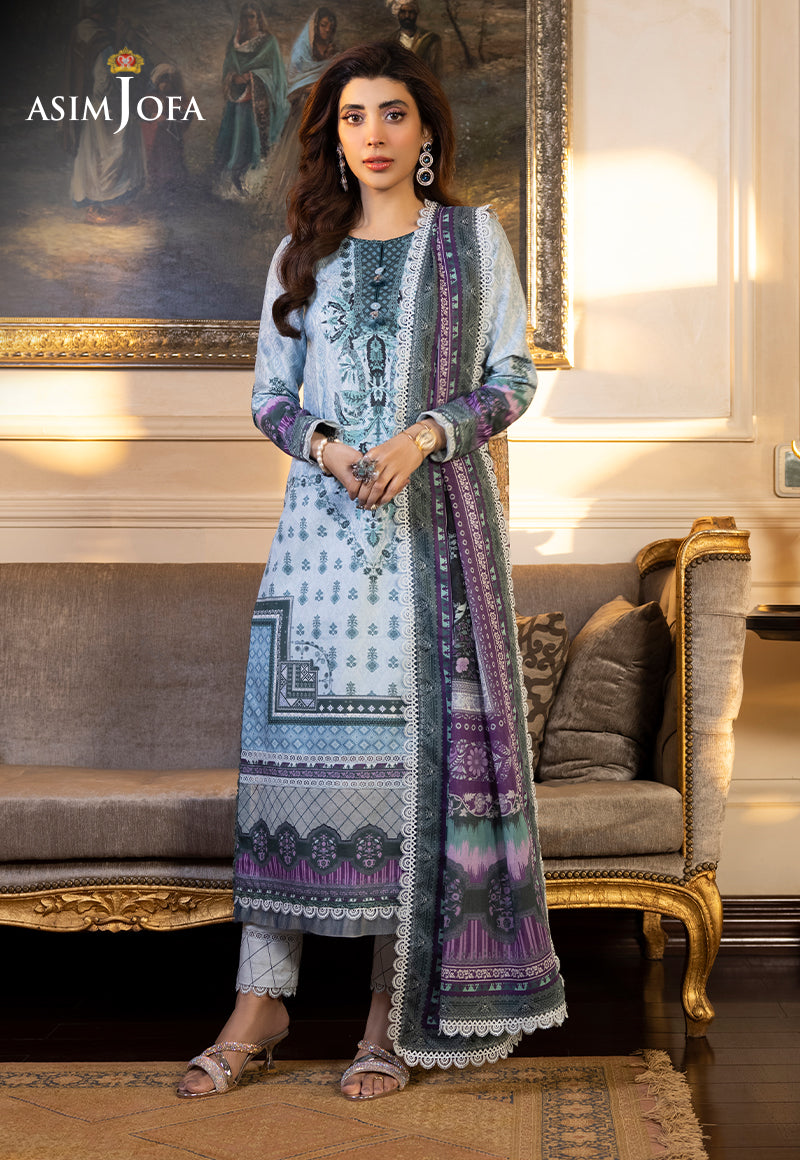 AJS-32 PRINTED LAWN 2 PCS