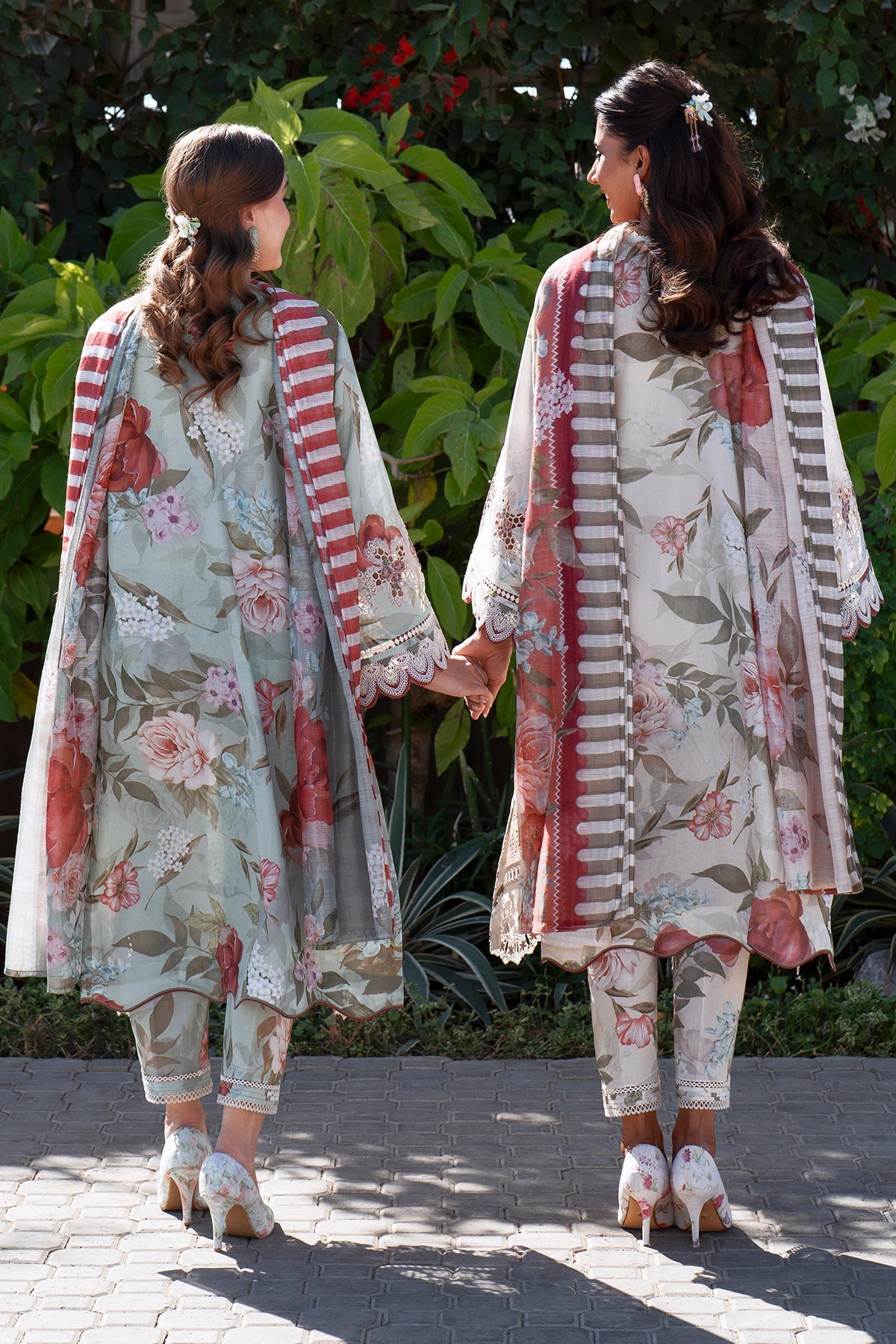 EMBROIDERED PRINTED LAWN SF-4070