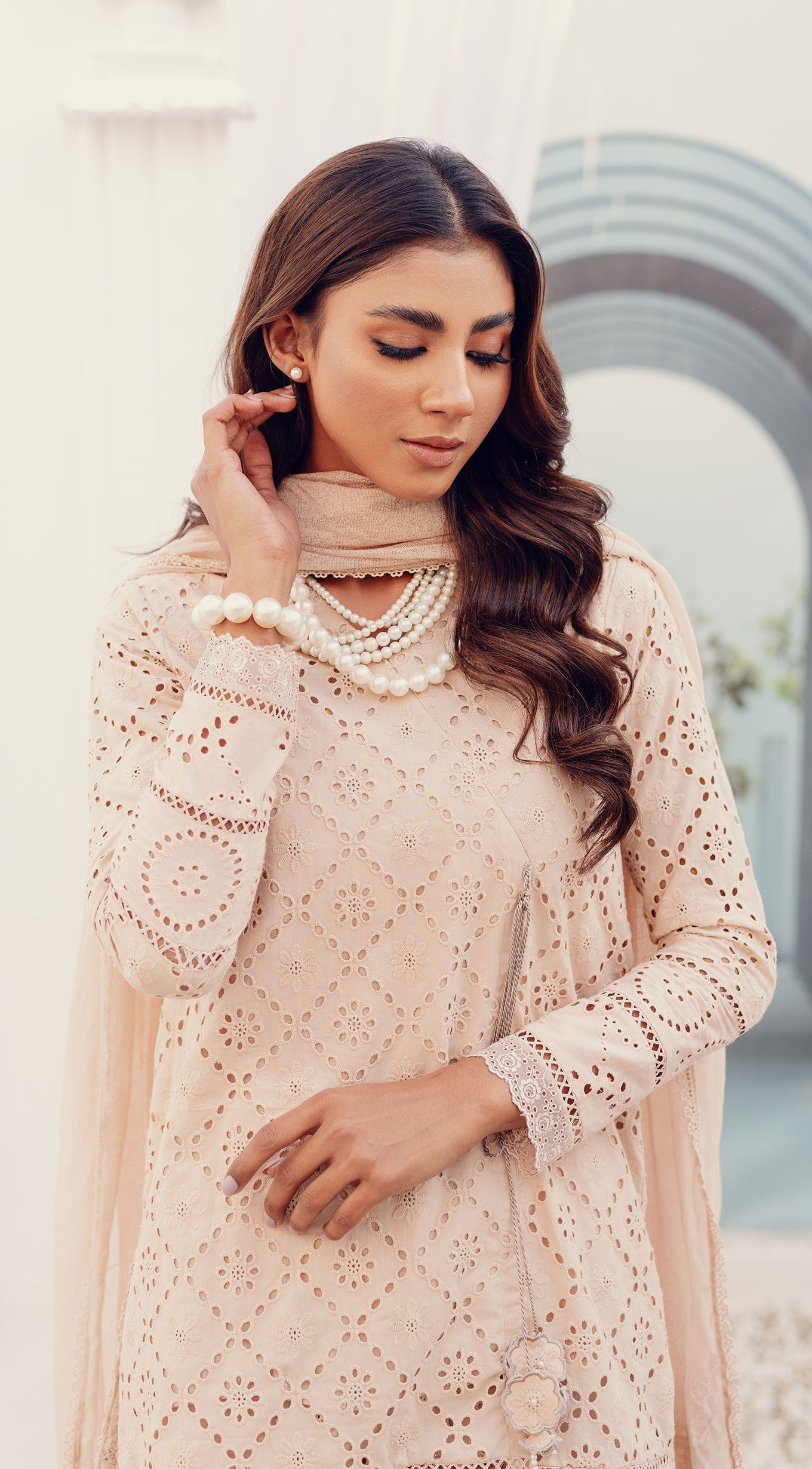 Layered Pearl Necklace