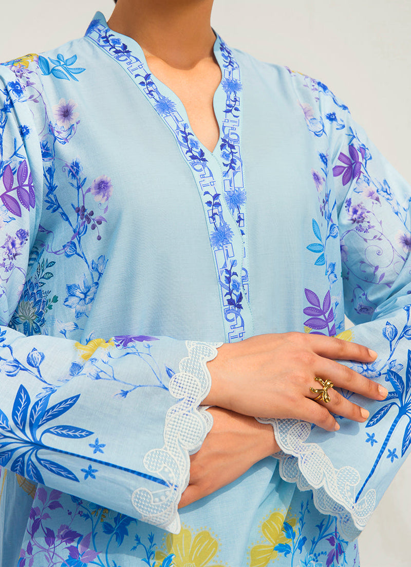 Printed Embroidered CO-ORD Set