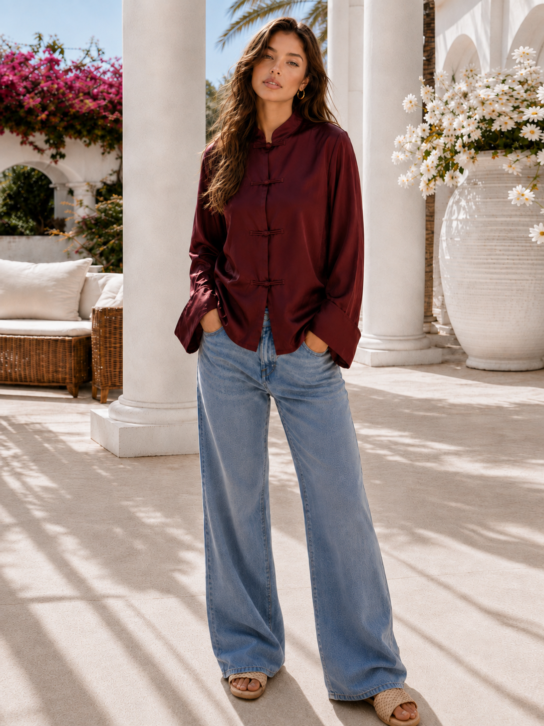 D13 - Burgundy Top