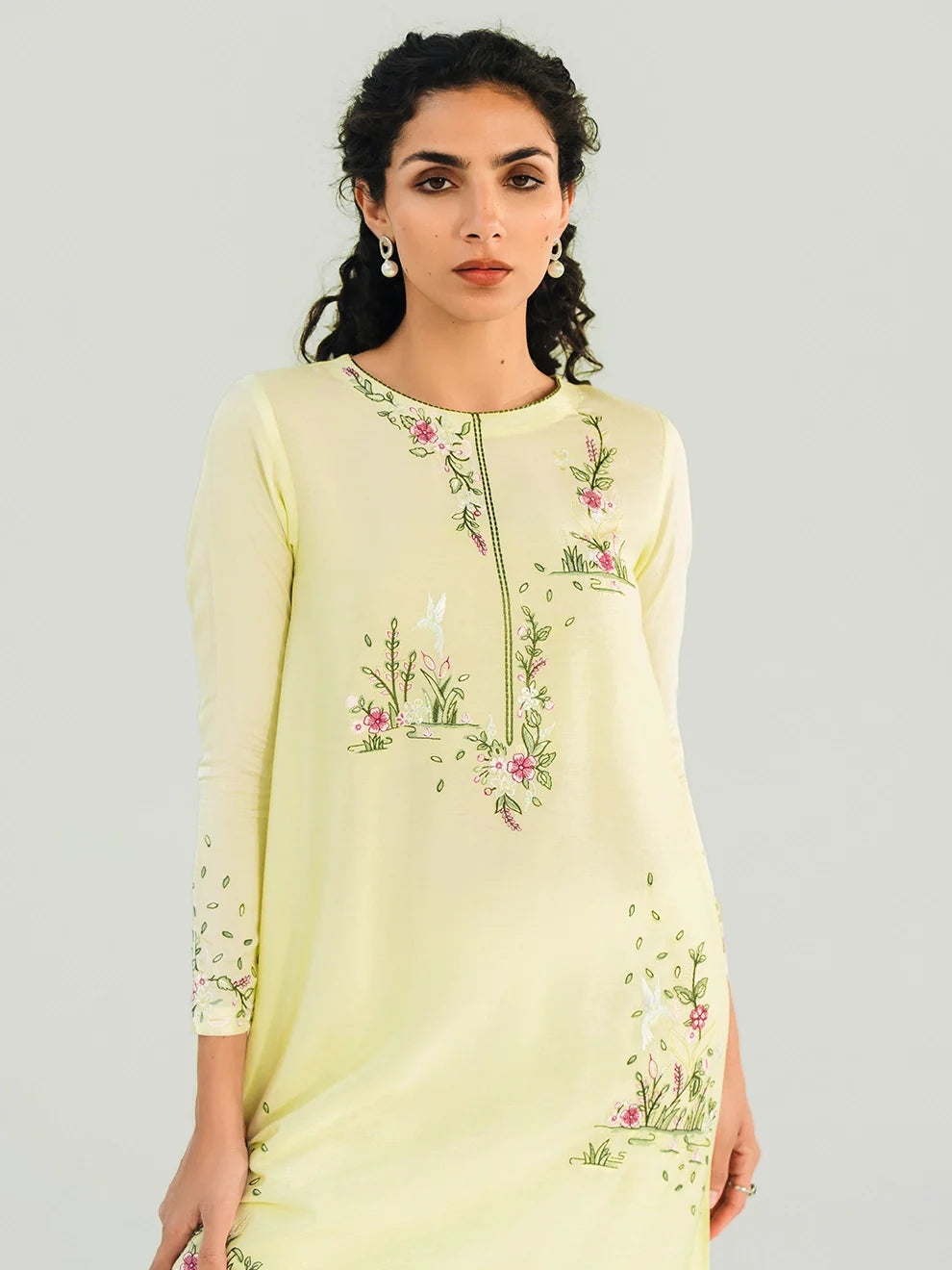 Limelight Garden - 2Pcs Rawsilk Ensemble