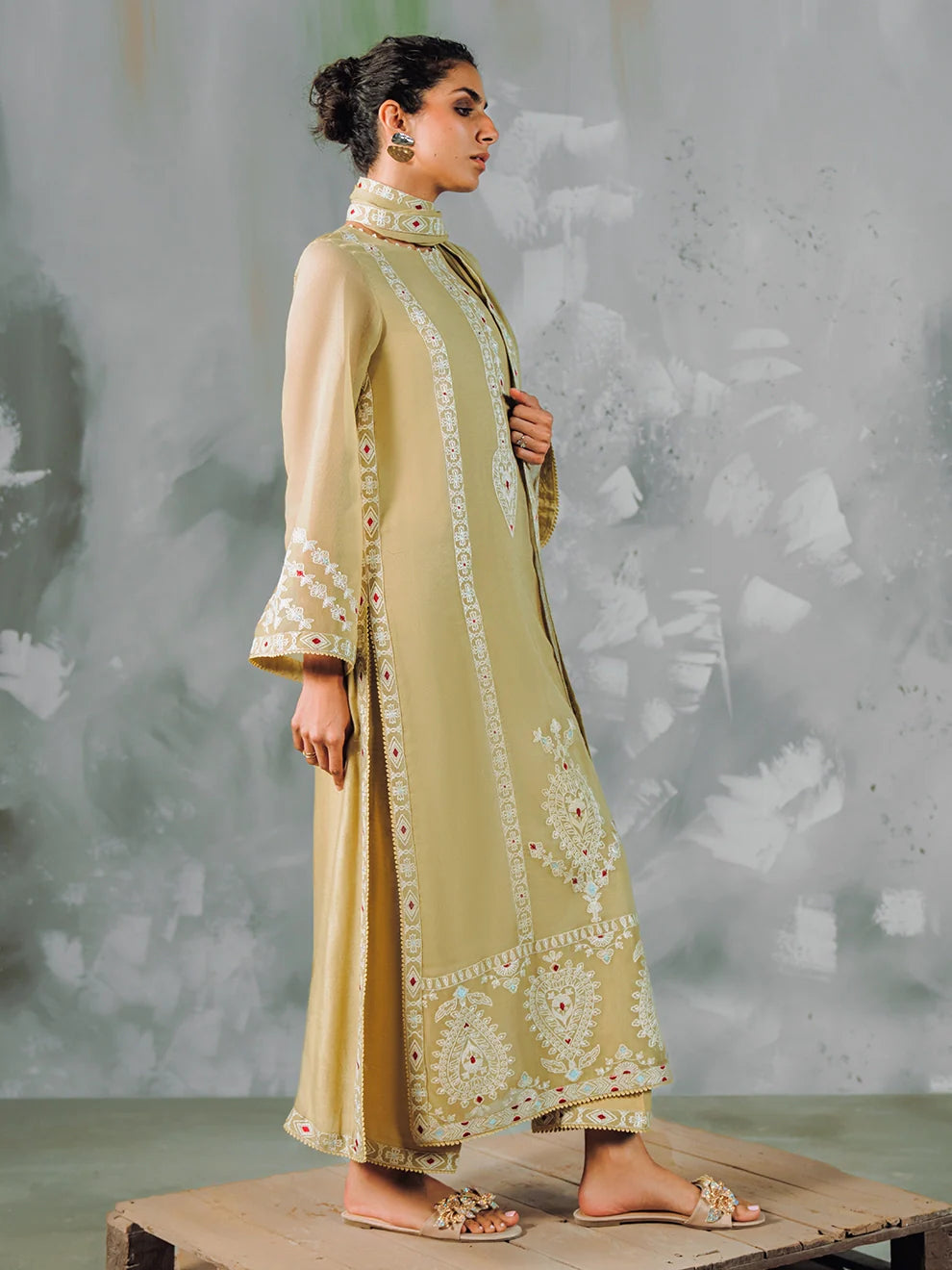 Silent Whisper - 4Pcs Tusser Net Ensemble