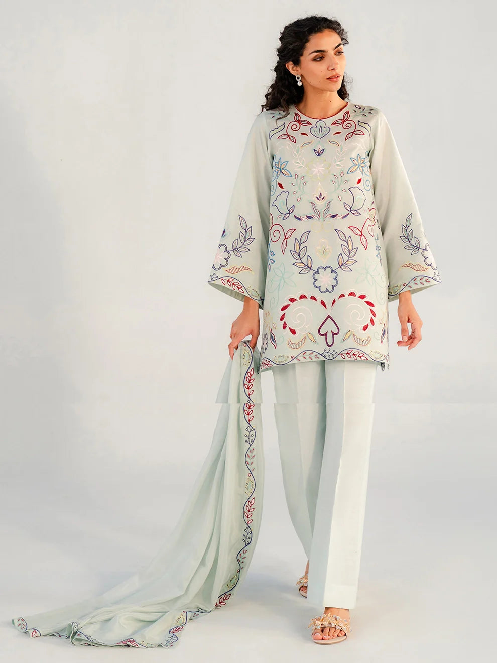 Aura - 3Pcs Rawsilk Ensemble