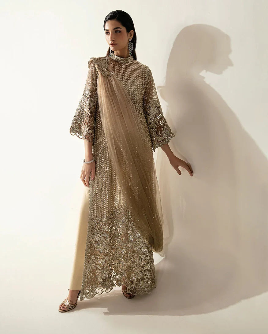 3 Piece - Printed Zari Lawn Suit