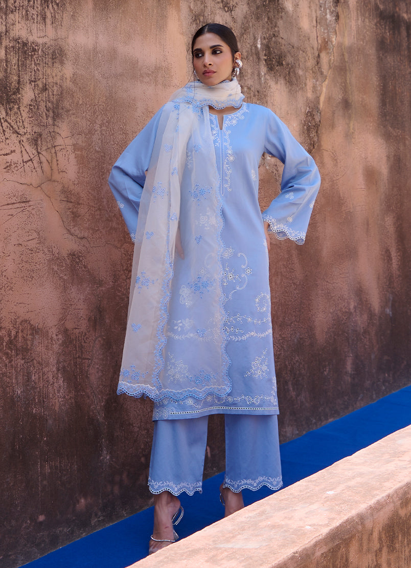 3 Pc Luxury Embroidered Suit