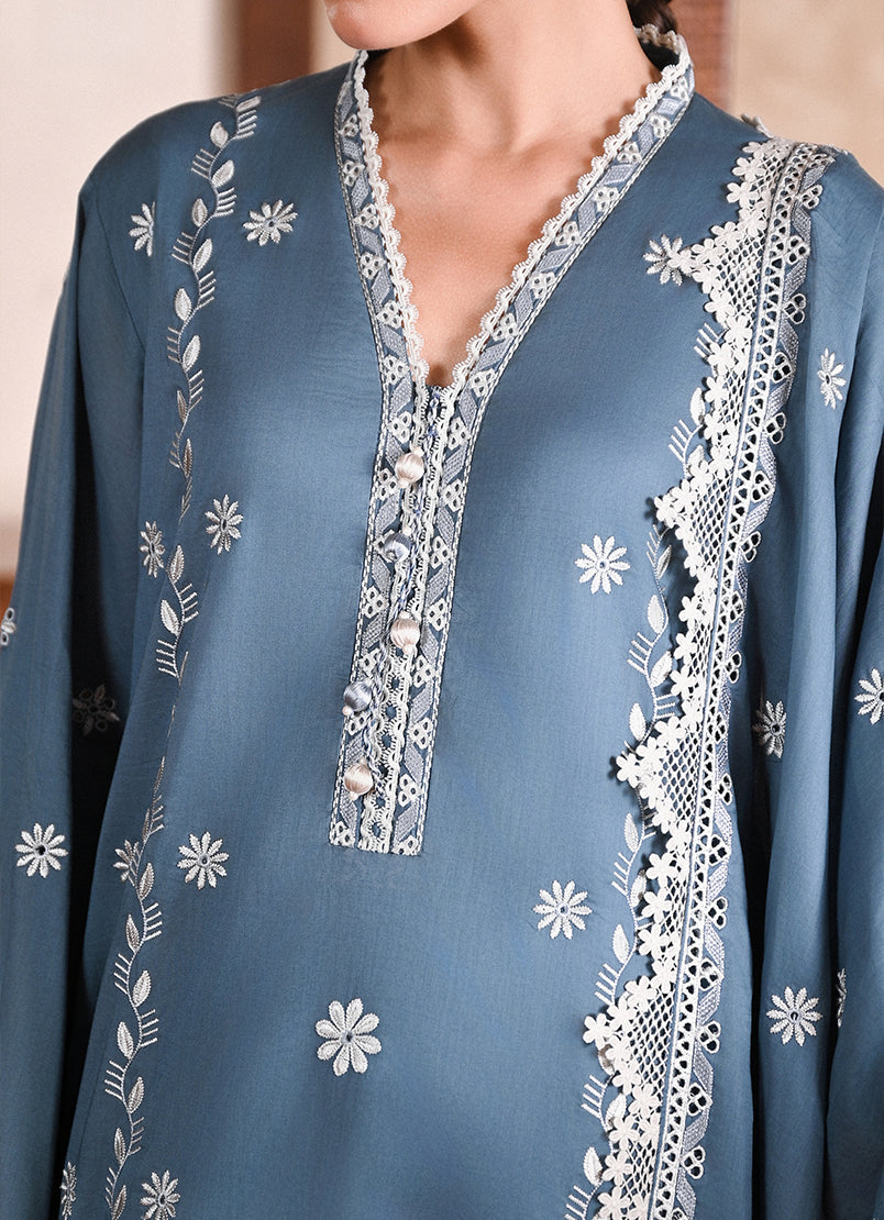 Mehzar Black Kalidaar And Dupatta