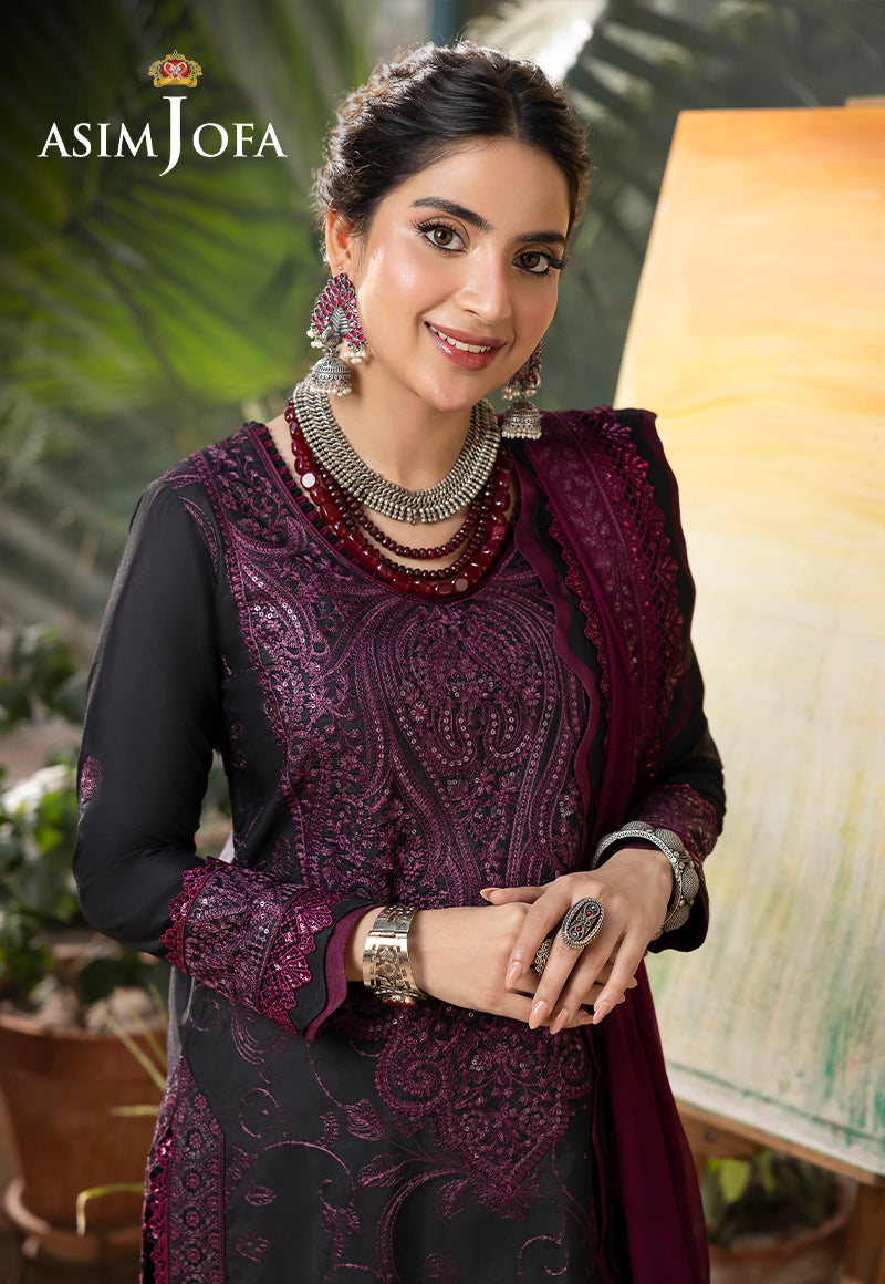 Ajso-188 Unstitched 2 Pcs Shirt Dupatta