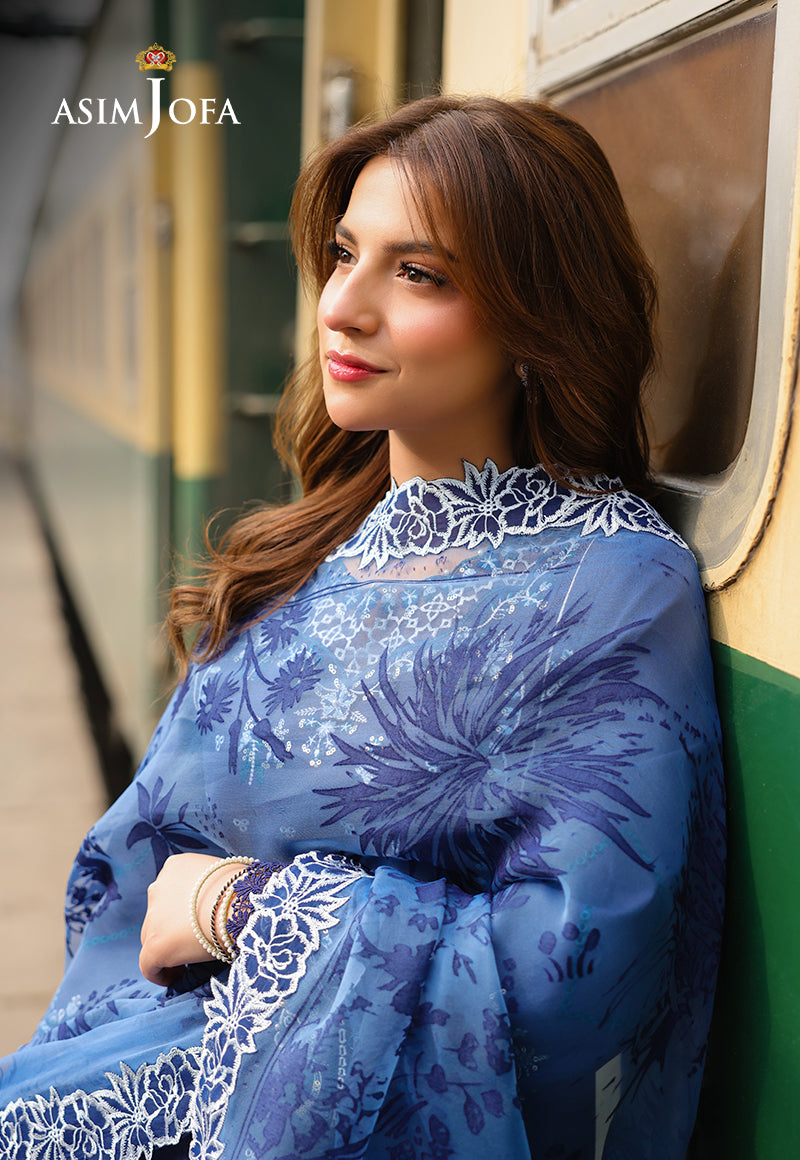 AJUBUD-02 Embroidered Jacquard Stitched 3 PCS