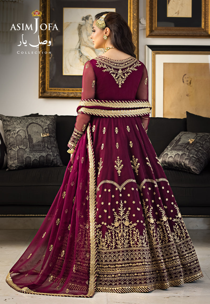 AJVYD-04 EMBROIDERED STITCHED 3 PCS