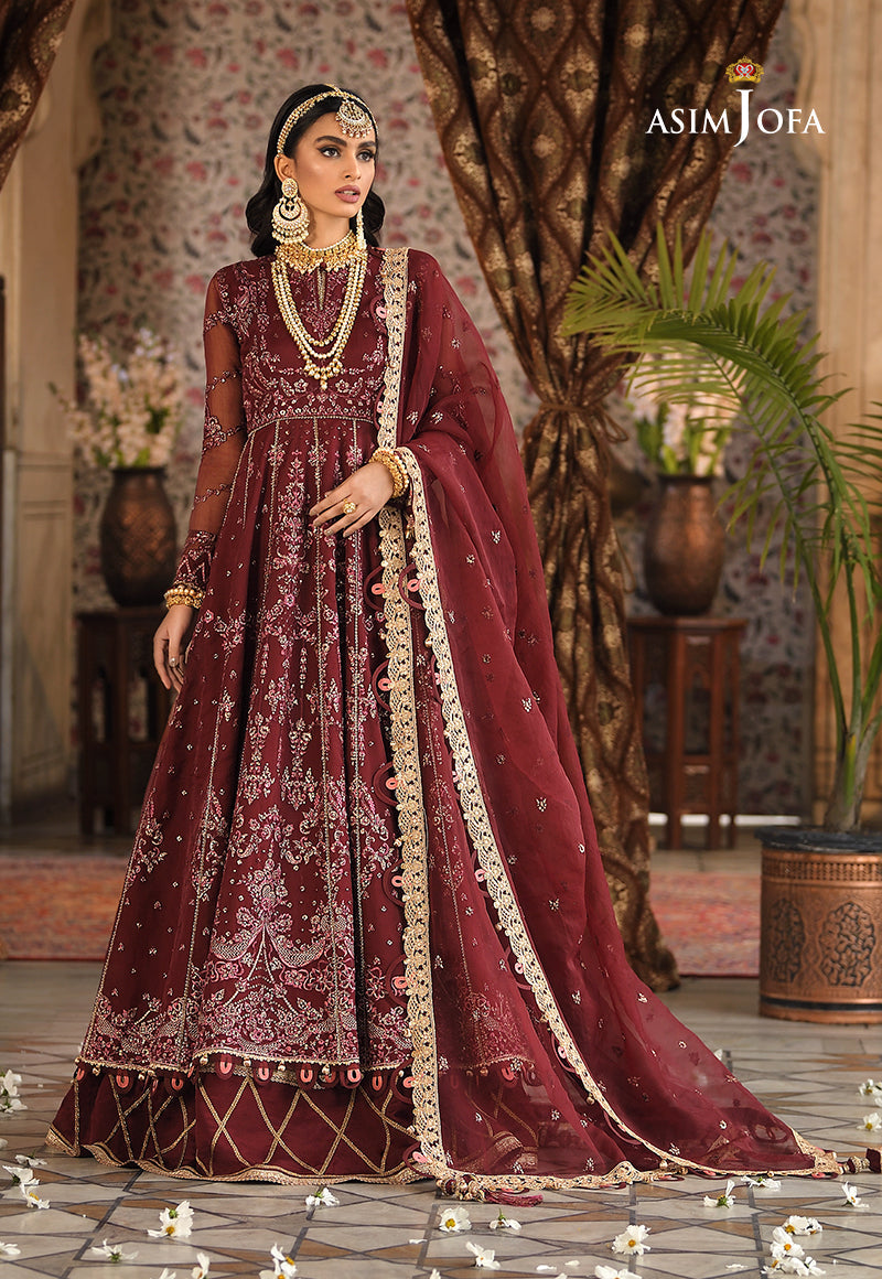 AJR-01 EMBROIDERED ORGANZA 3 PCS