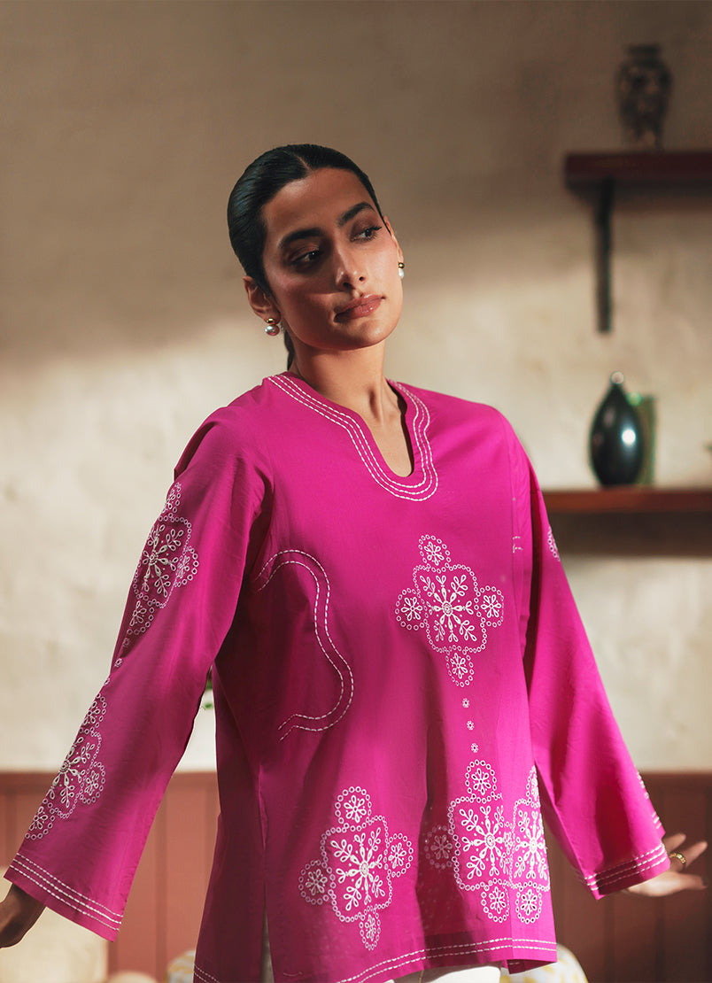 Embroidered Top - 14277381428020
