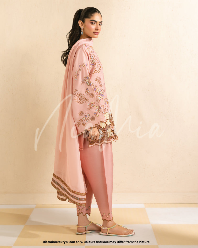 Mauve Pale Dupatta
