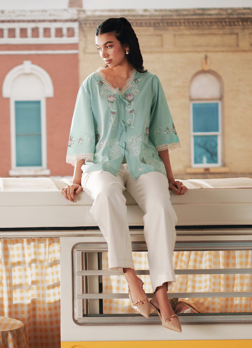 Embroidered Top