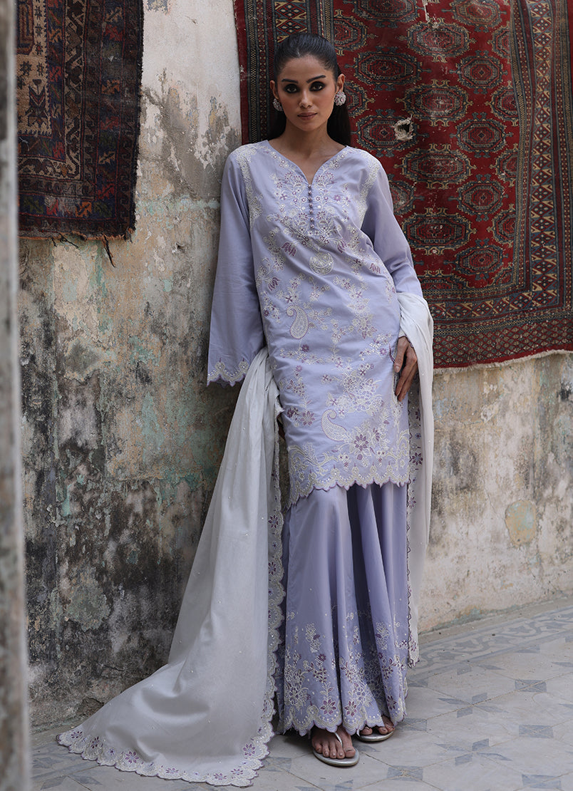 3 Pc Mehar Gharara Set