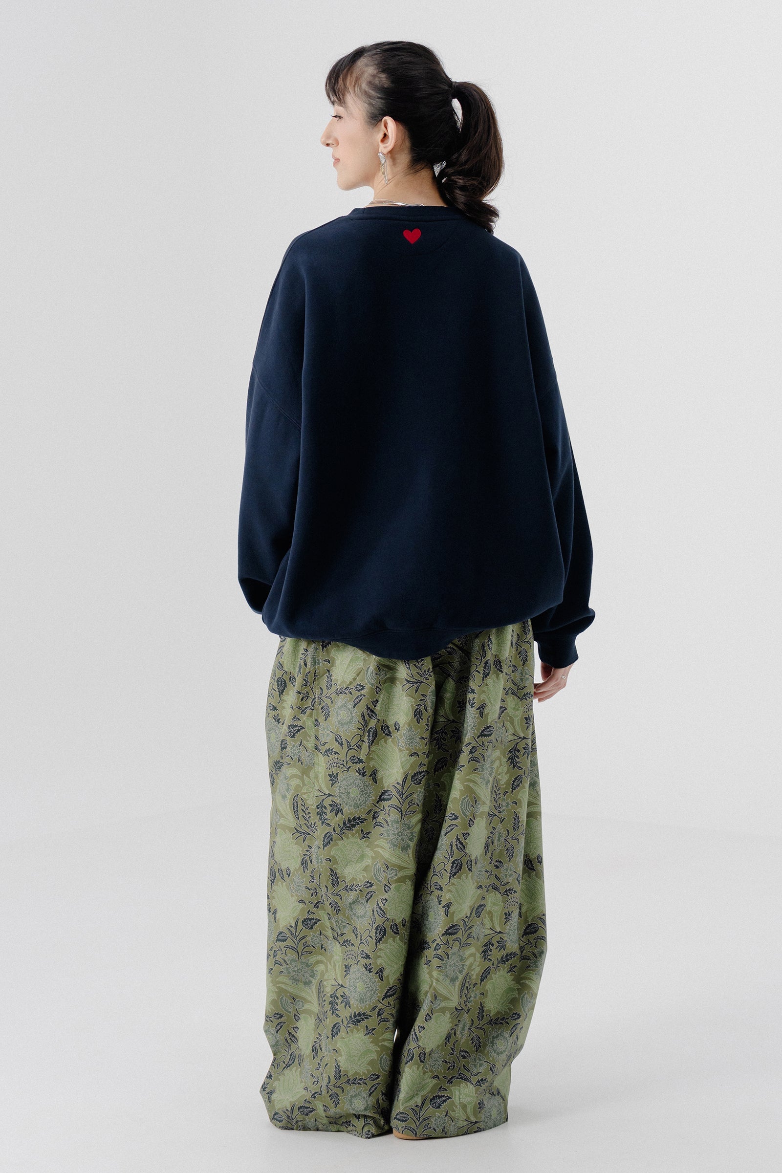 Soft Oversized SweatShirt - Navy