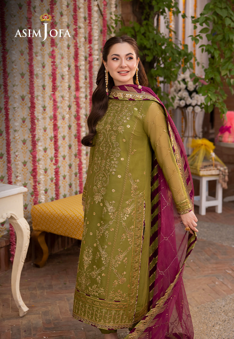 AJMJ-16 EMBROIDERED CHIFFON 3 PCS