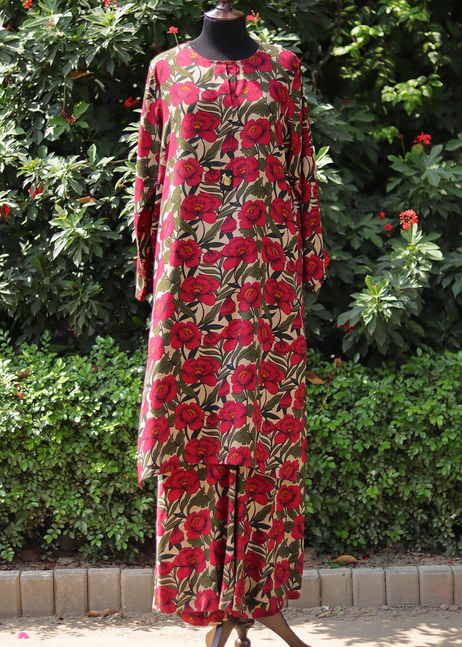 3 Piece Embroidered Doria Cotton Suit