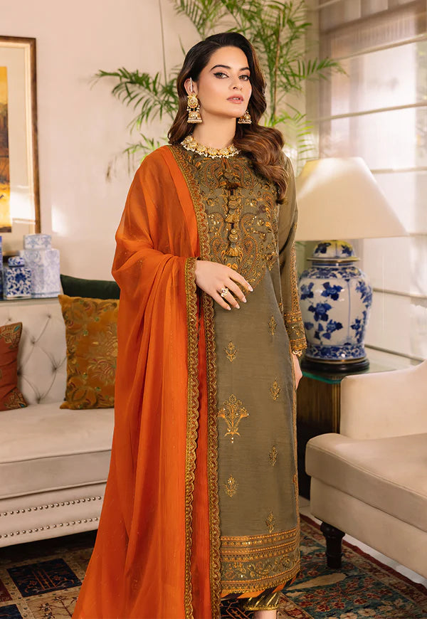 Ajso-30 Unstitched Dupatta 1 Pc Dupatta