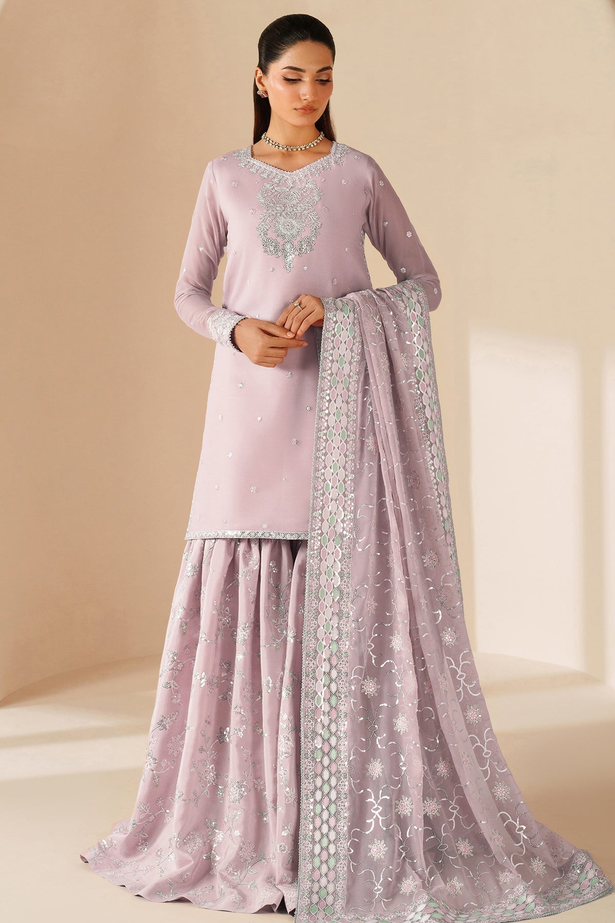 Farasha Style — Mairaz Mauve Blush Three-Piece Suit