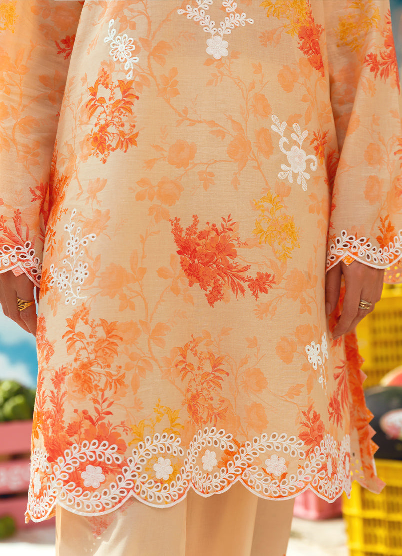Printed Embroidered CO-ORD Set