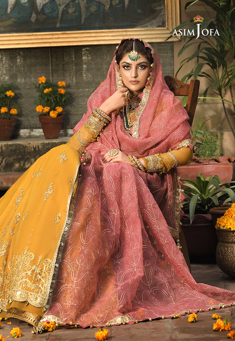 AJR-09 EMBROIDERED ORGANZA 3 PCS