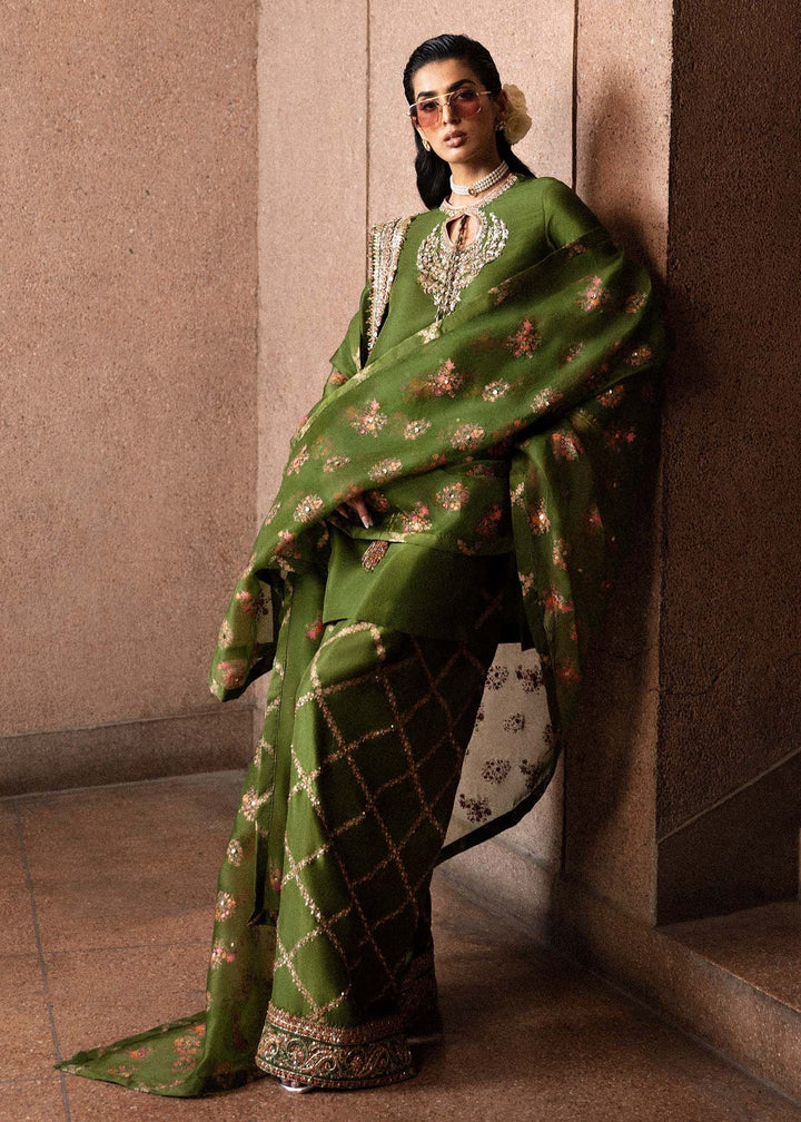 Green Merlot Style — Mairaz Olive Three-Piece Suit