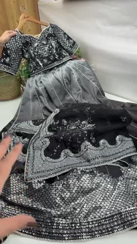 Aneelas Silk Emb Maxi Organza Duppata [BR-36] [Dispatch Time 2.5 Months]