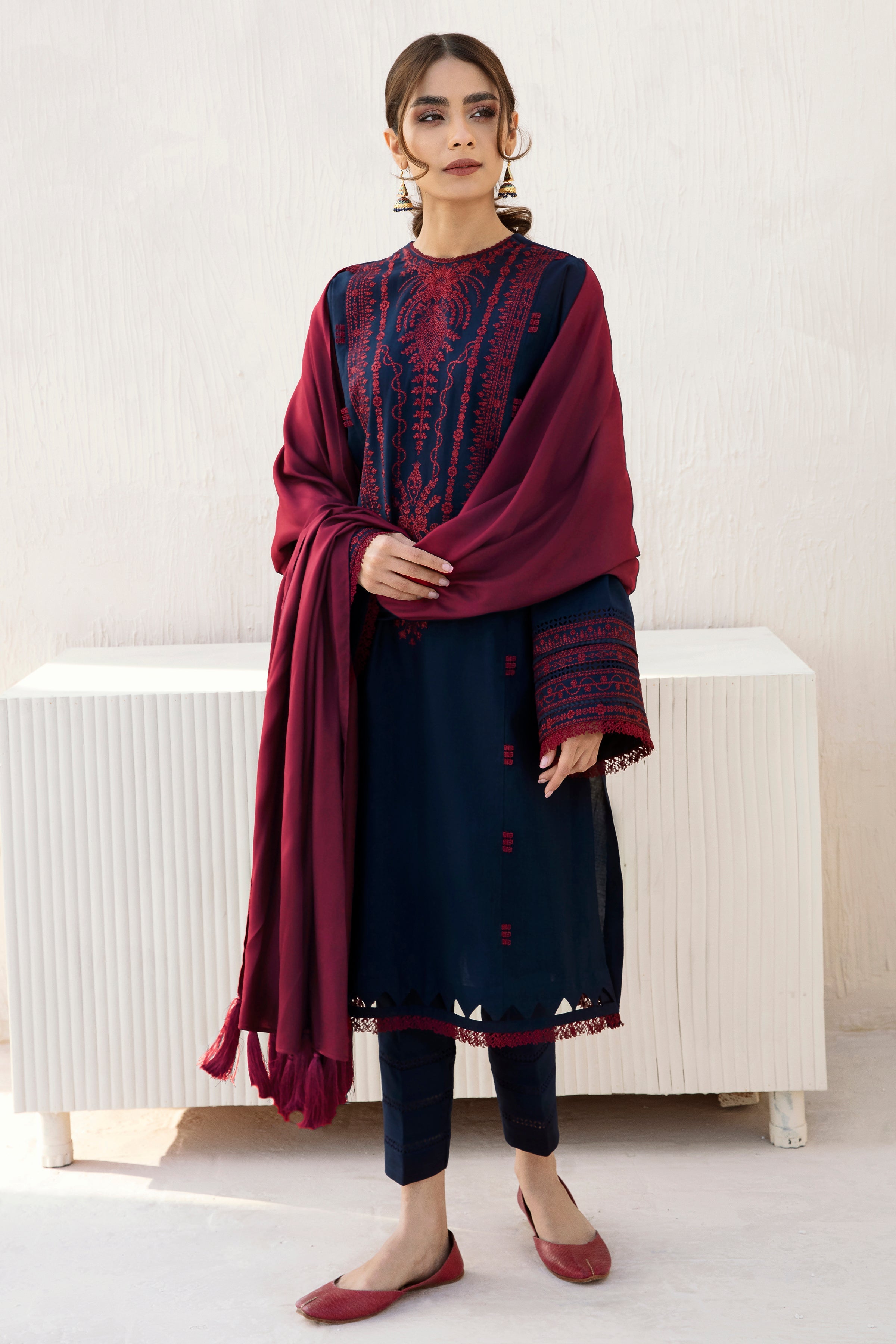 EMBROIDERED LAWN RTW-9174