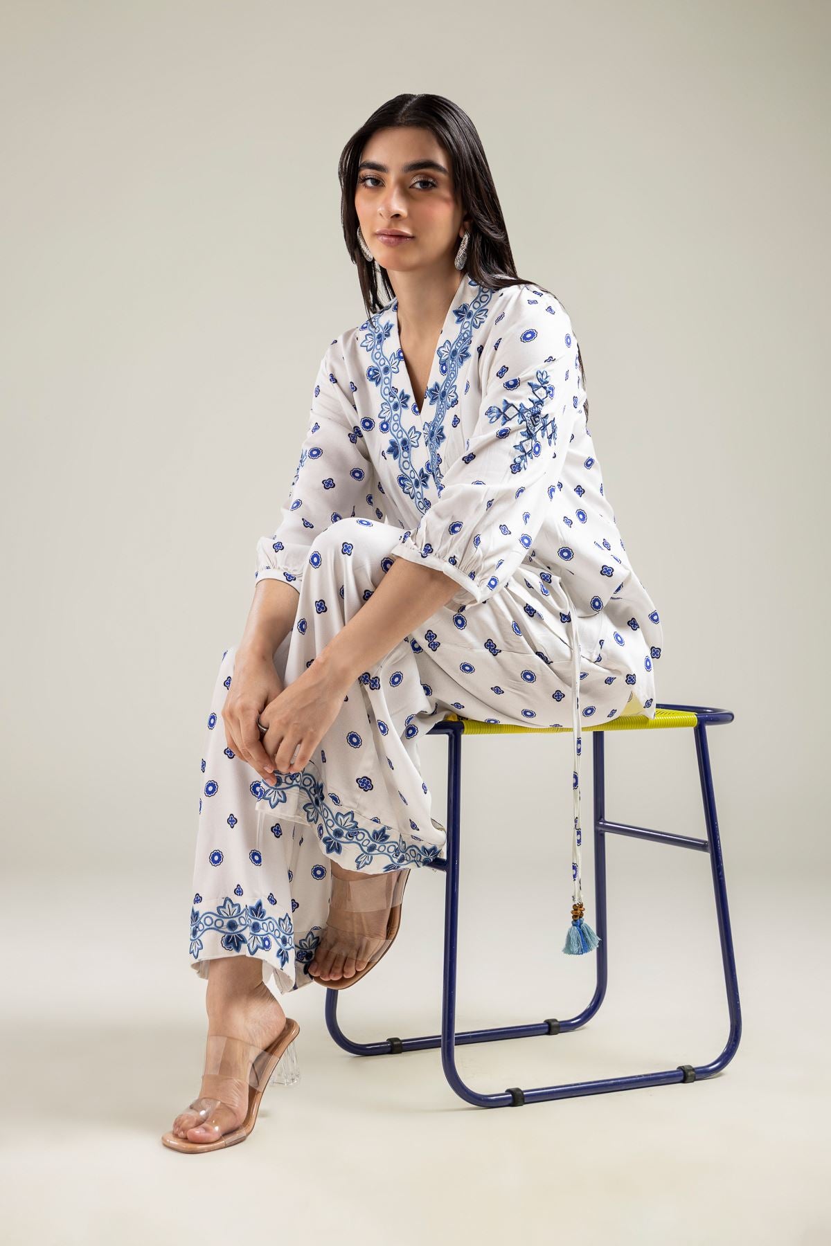 Short White Blouse