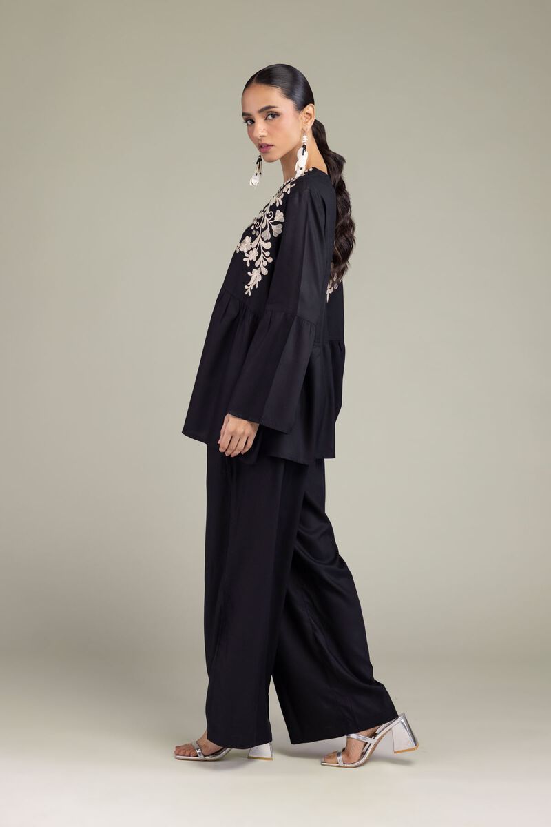 Viscose Black Trousers