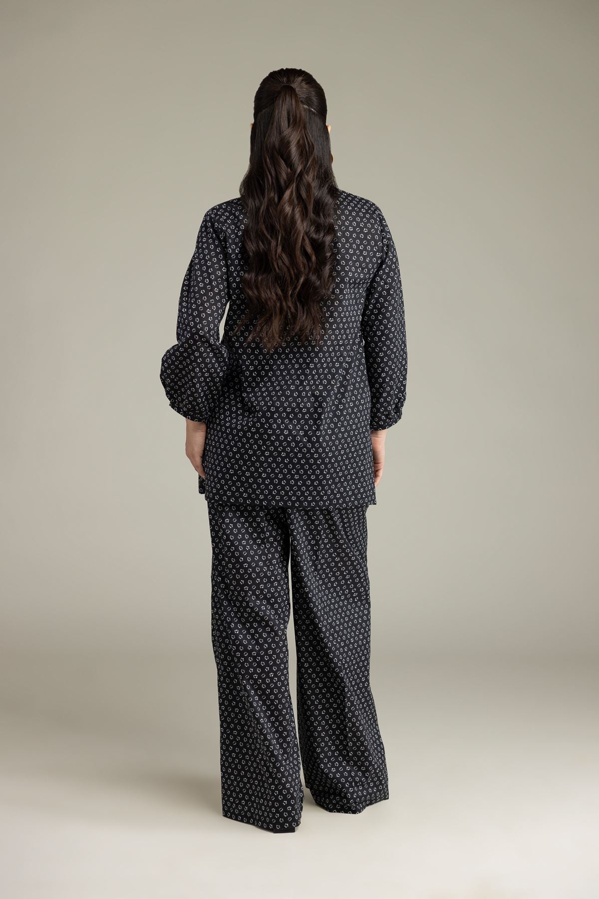 Black Viscose Blouse