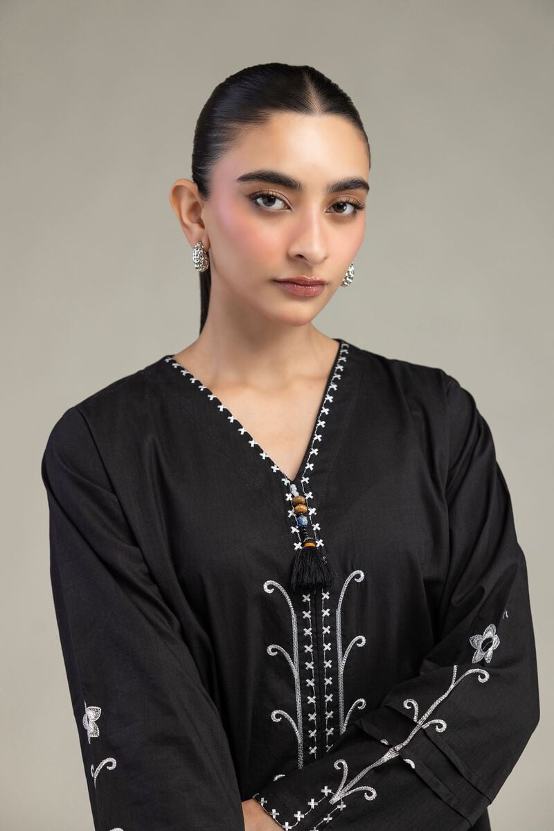 Black V-Neck Shirt