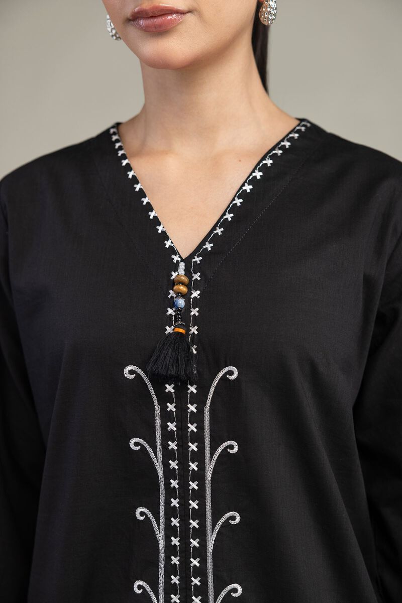 Black V-Neck Shirt