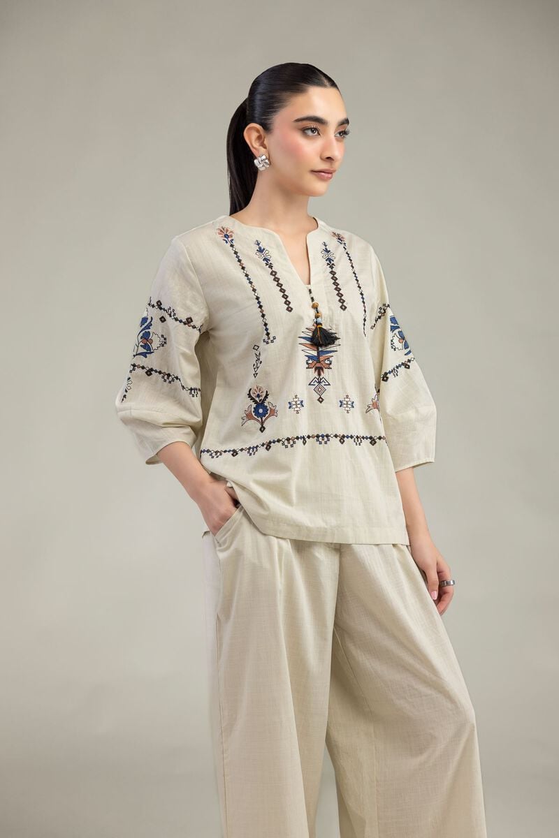 Floral Cotton Trousers