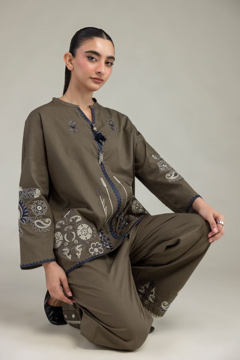 Floral Olive Blouse