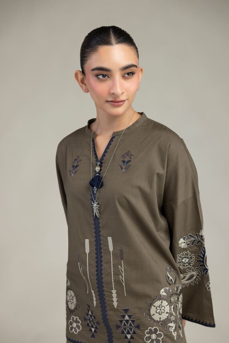 Floral Olive Blouse