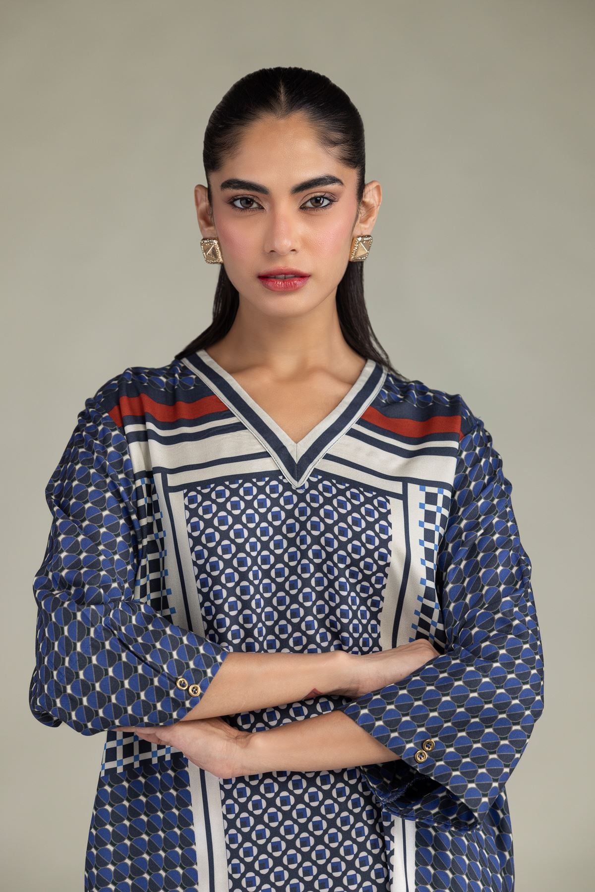 Viscose V-Neck Tunic