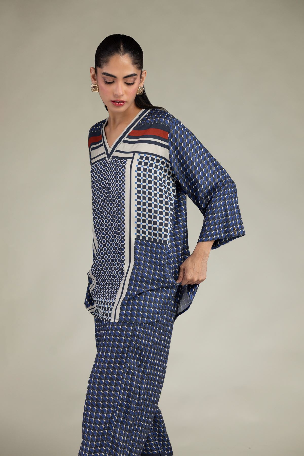Viscose V-Neck Tunic