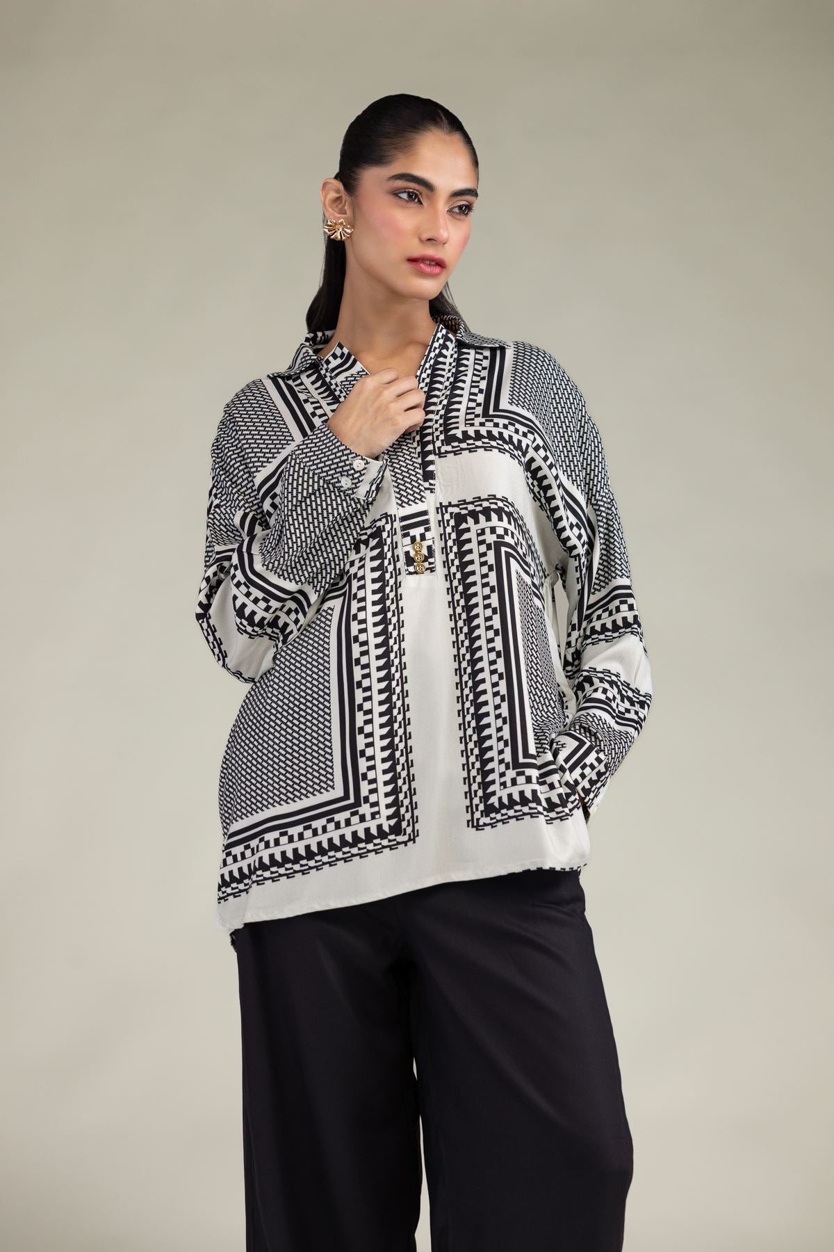 Short V-Neck Shirt