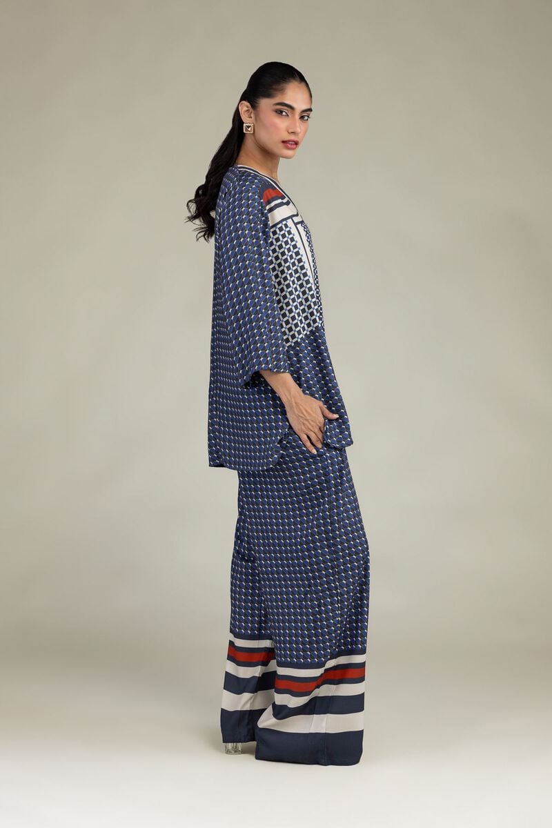 Printed Viscose Trousers