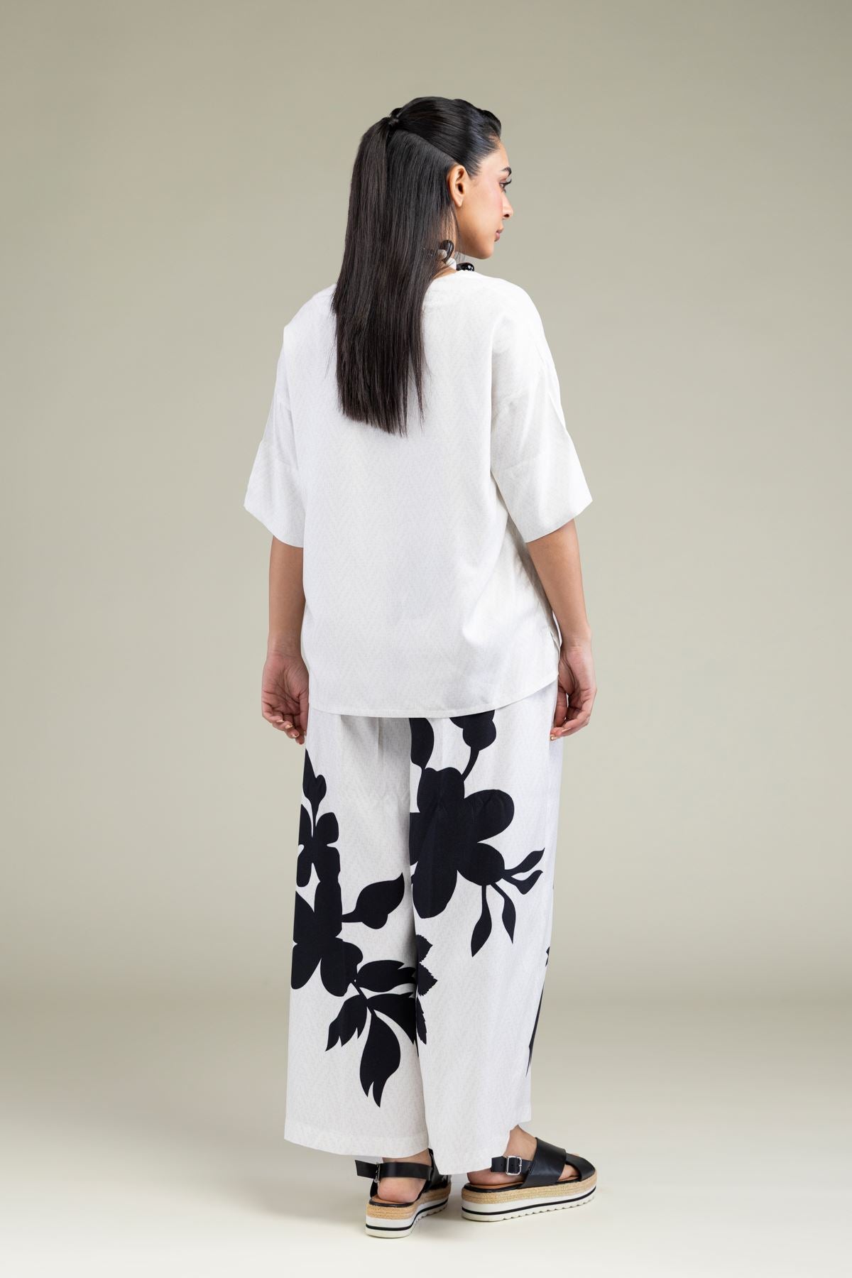 White V-Neck Shirt