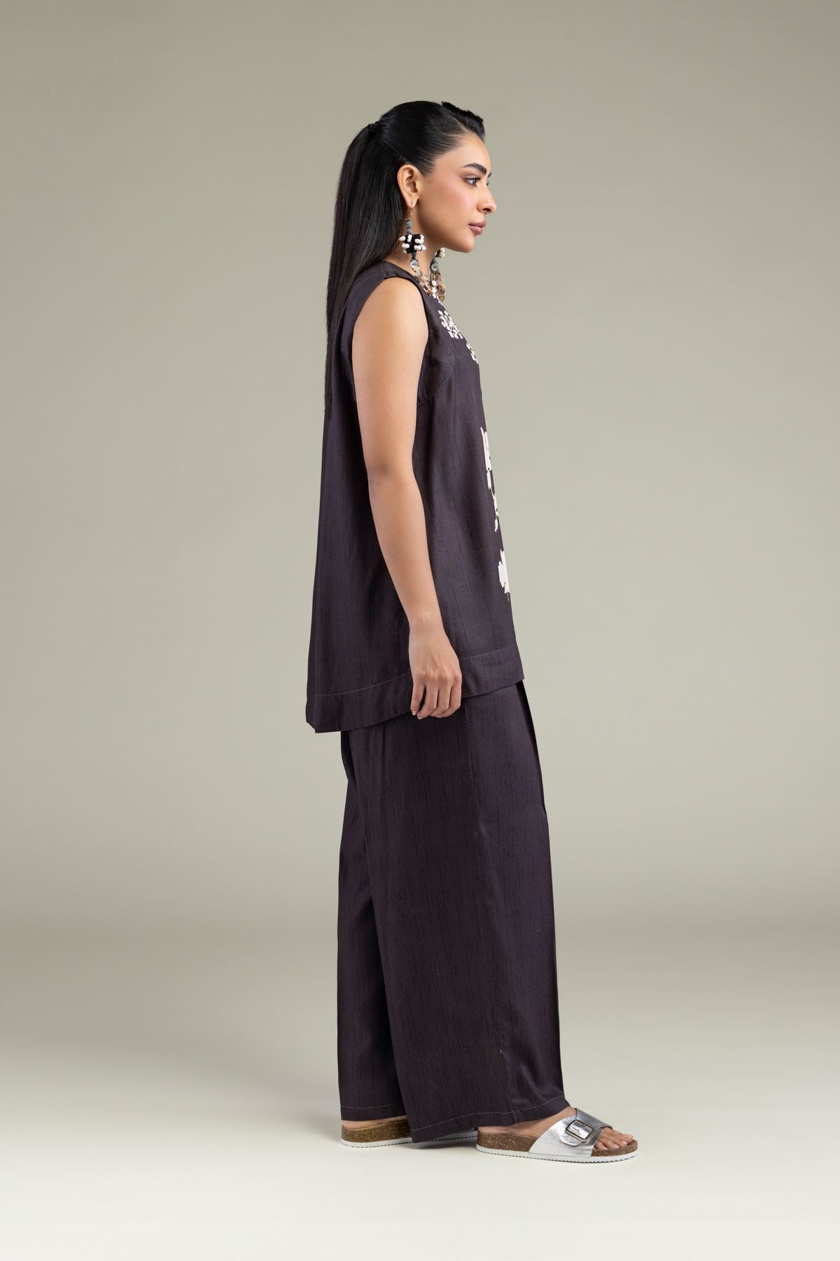 Sleeveless Viscose Shirt