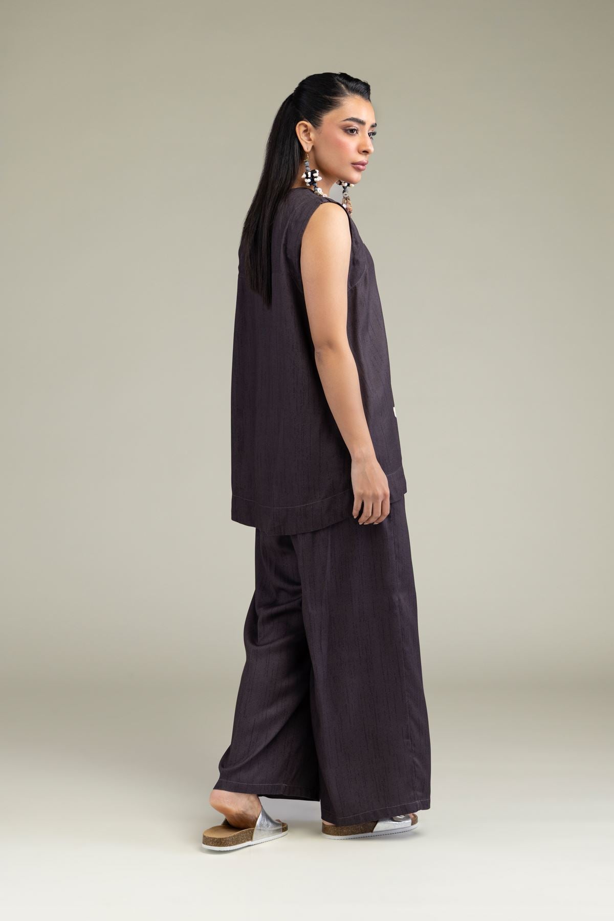 Sleeveless Viscose Shirt