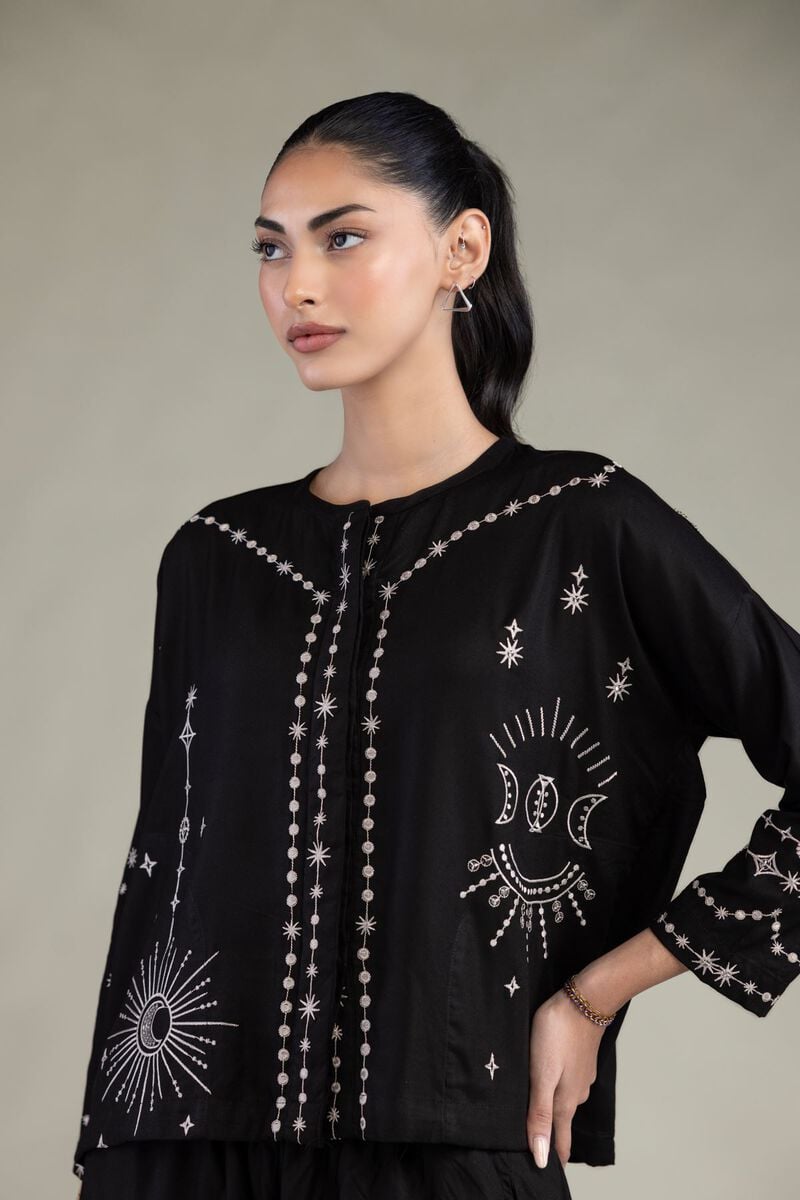 Black Round-Neck Shirt