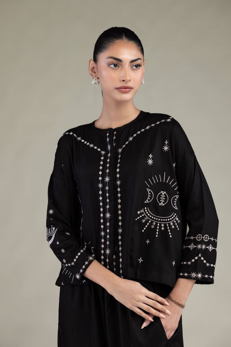 Black Round-Neck Shirt