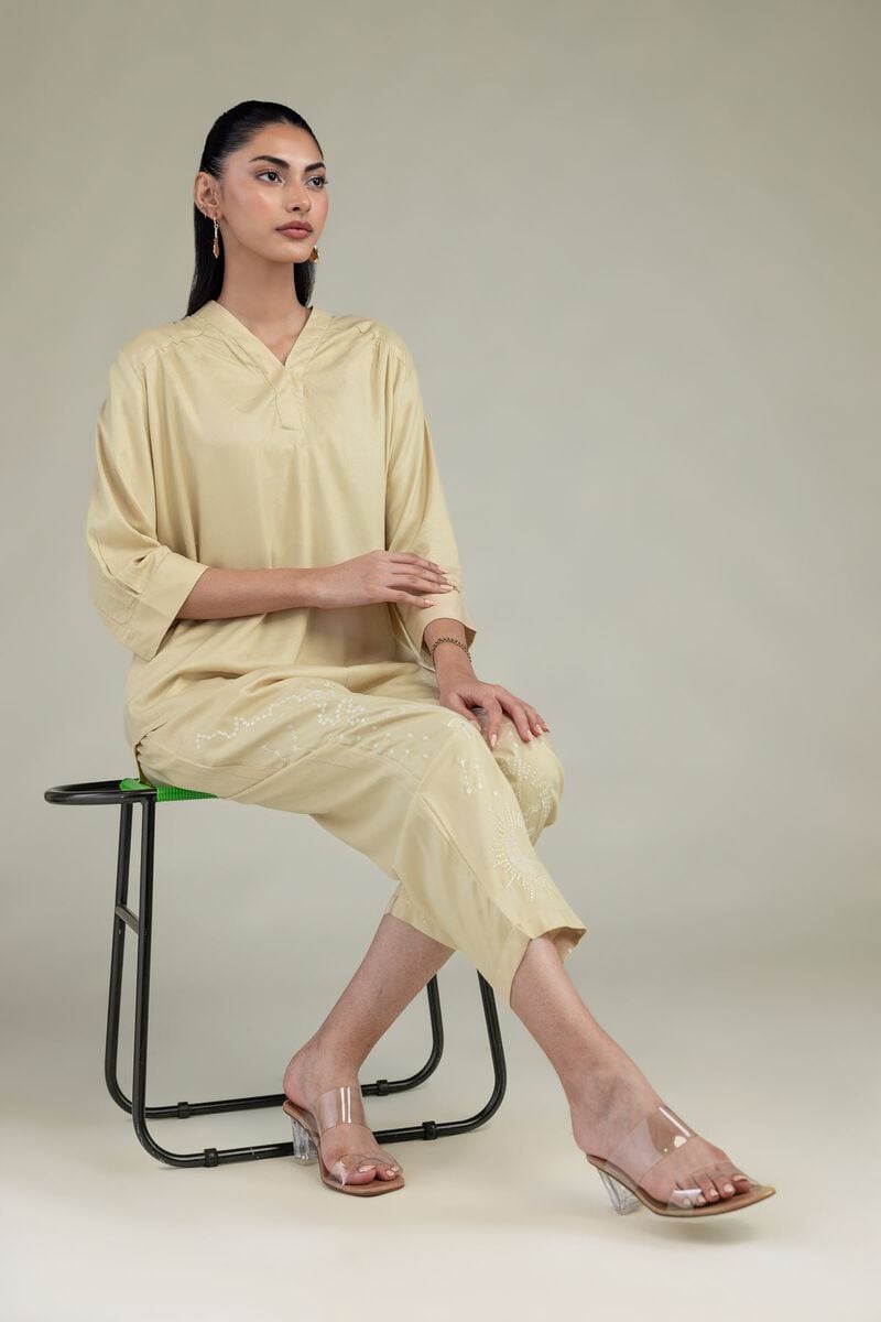 Short V-Neck Blouse